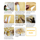 CrazyDeal Family Tree Picture Frame Collage 3D DIY Stickers with 10 Openings Photo Frame for Wall Mural Living Room Home